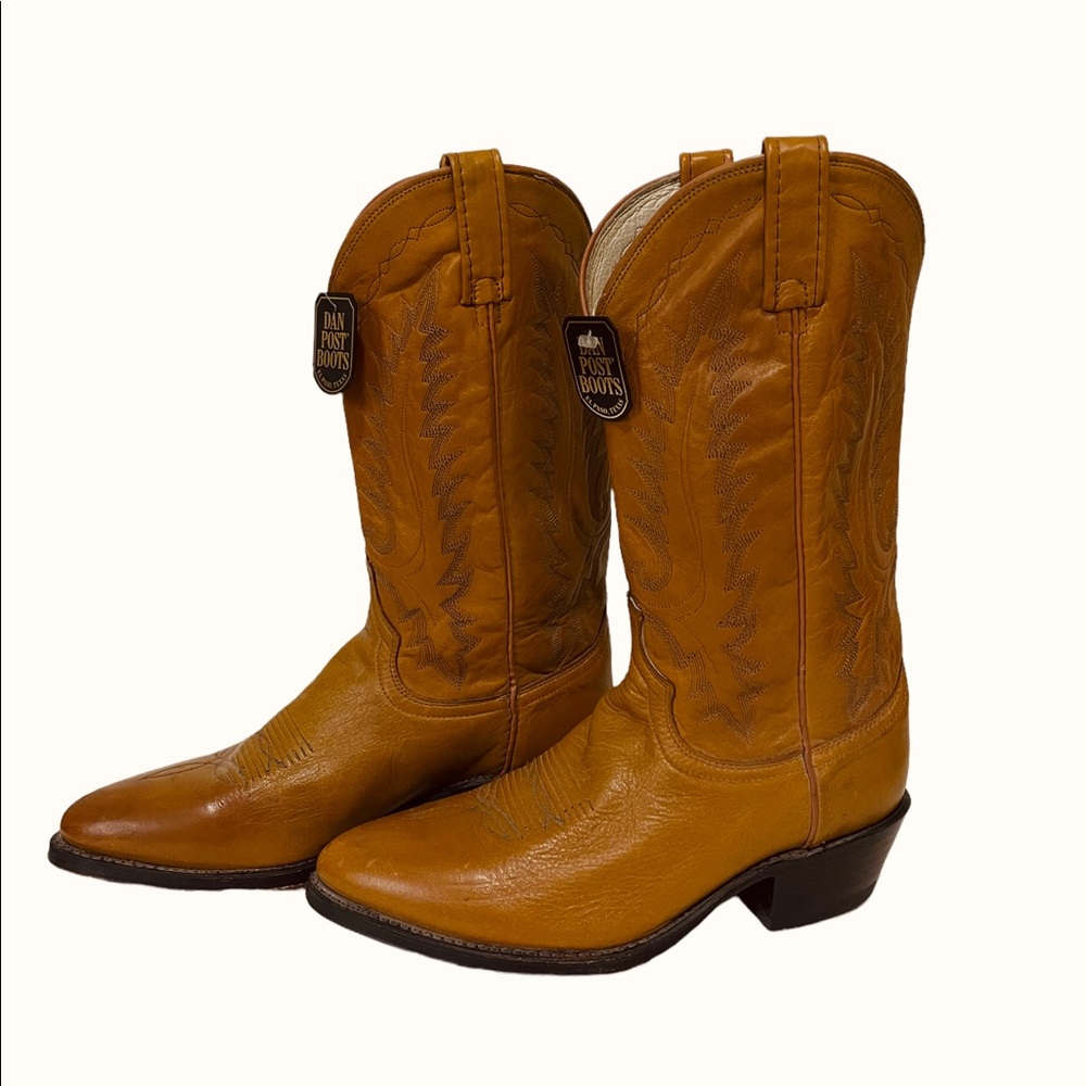 NWT Vintage Dan Post Leather Western Boots | 9.5 - Picture 7 of 14